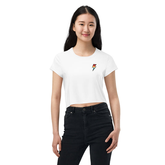 All - Over Print Crop TeeSpark