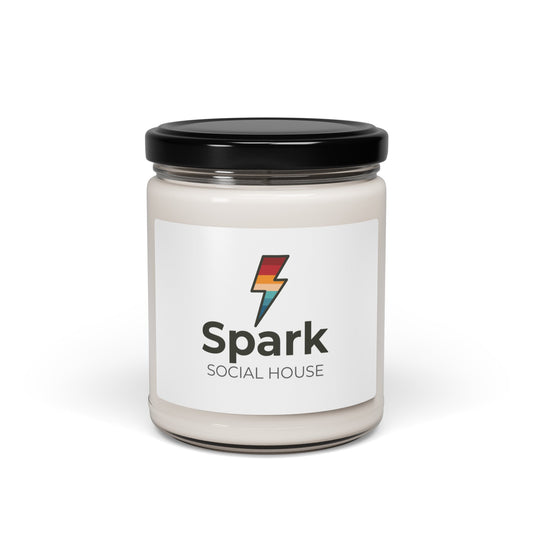 Scented soy candle - White sage and lavenderSpark